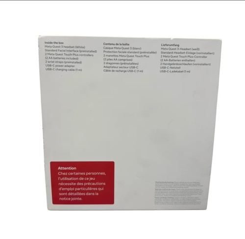 Consola META QUEST 3 512GB 512 GB SI