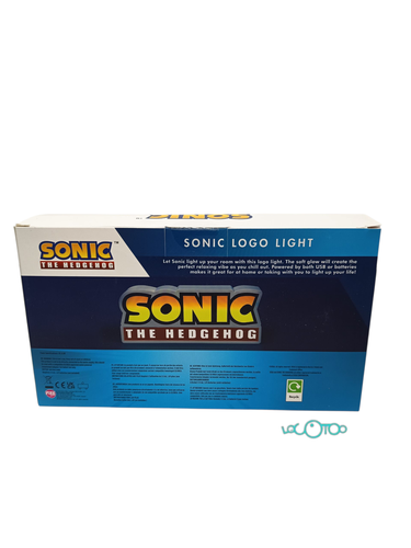 Coleccionismo FIZZ LAMPARA LOGO SONIC