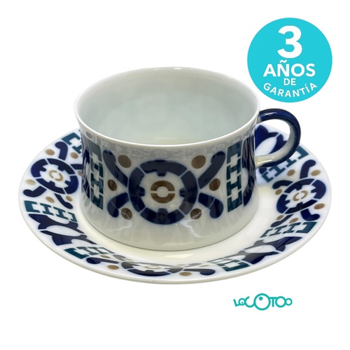 Cerámica SARGADELOS JUEGO TÉ BURELA 6 SERVI