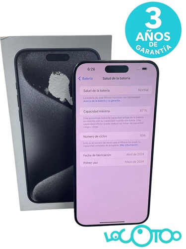  IPHONE 15 PRO MAX 256 GB