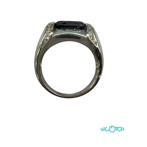 Anillo Oro Blanco  18 k , 12 diamantes de 0