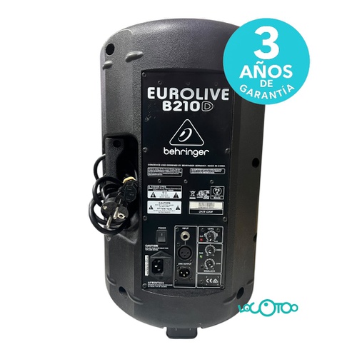 Altavoz Autoamplificado BEHRINGER B210-D 20