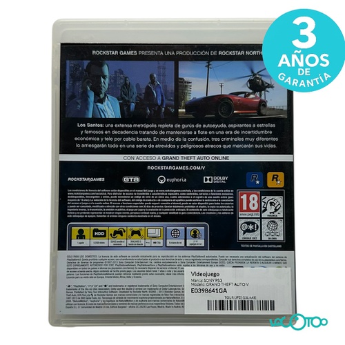 GRAND THEFT AUTO V PS3