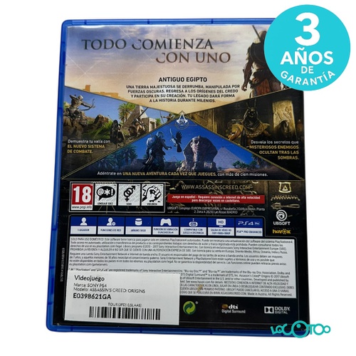 ASSASSIN'S CREED: ORIGINS PS4