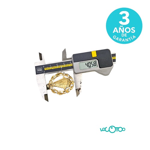Colgante Oro 18Kt VIRGEN DEL ROCIO 6,4 Gram