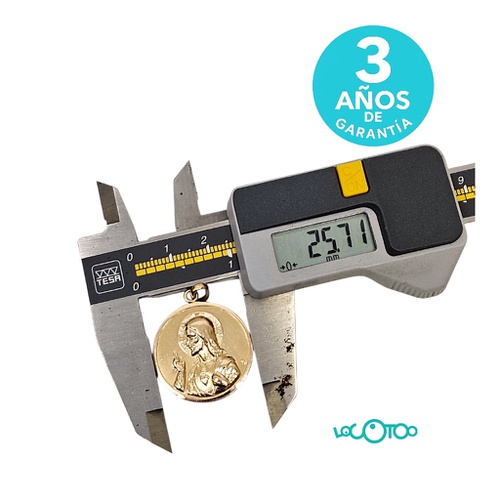 COLGANTE ORO 18K DOS CARAS