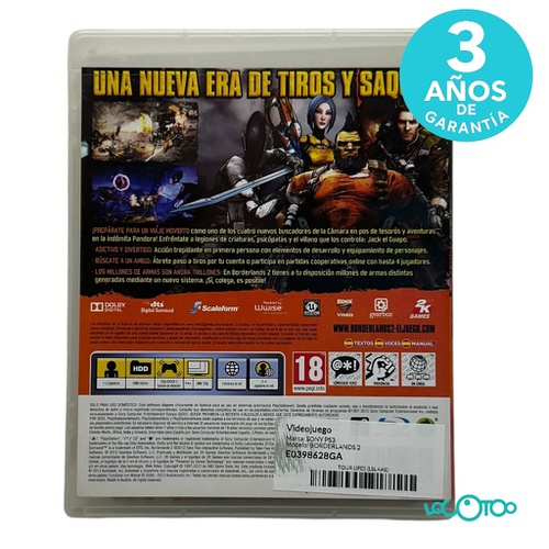 BORDERLANDS 2 PS3