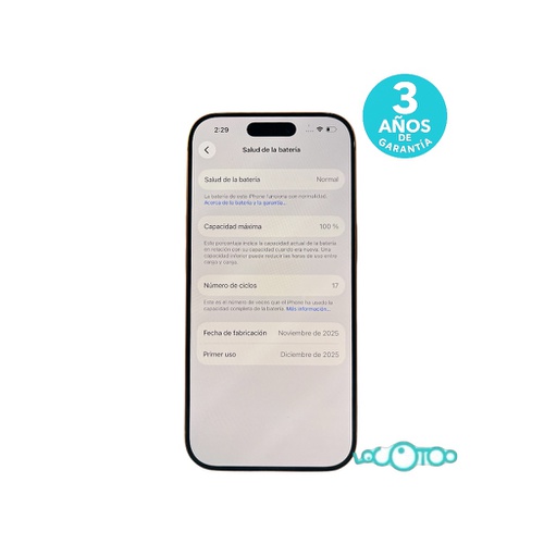 Smartphone APPLE IPHONE 17 PRO 6,3 '' 12 GB