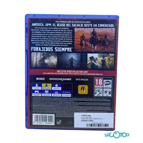 Videojuego SONY PS4 RED DEAD REDEMPTION 2