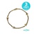 PULSERA ORO 18K CON ESTRELLAS 20cm 3,8gr