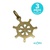 COLGANTE ORO 18K TIMÓN DE BARCO 7,8gr