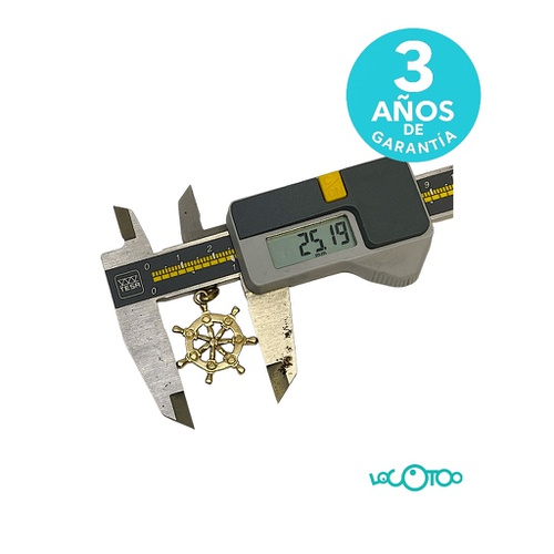 COLGANTE ORO 18K TIMÓN DE BARCO 7,8gr