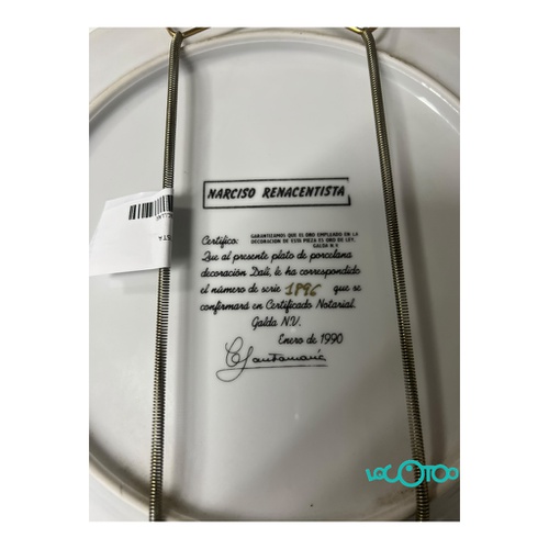 Coleccionismo DALI NARCISO RENACENTISTA