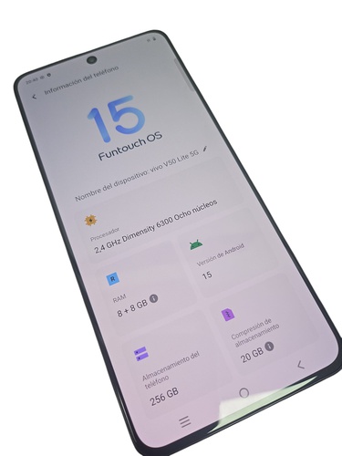 Smartphone VIVO V50 LITE 5G 6,77 '' 8 GB 25