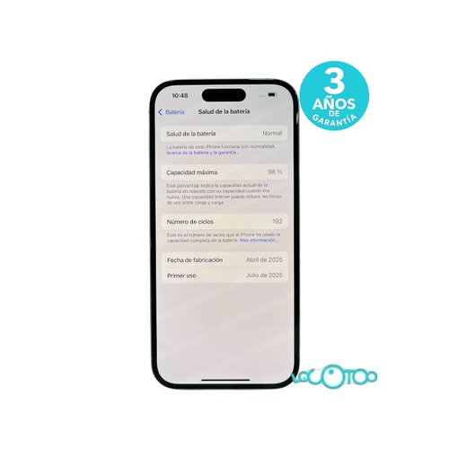 Smartphone APPLE IPHONE 15 6,1 '' 6 GB 128 