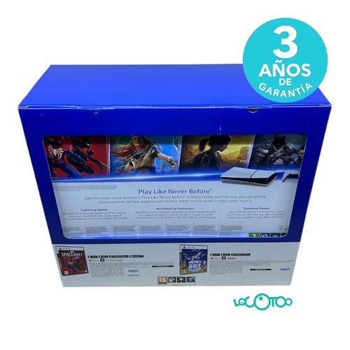 SONY PS5 SLIM + SPIDERMAN 2 + ASTRO BOT
