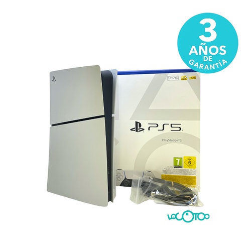 SONY PS5 SLIM CON LECTOR 825 GB Sin Mando