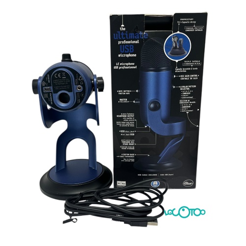 MICRÓFONO BLUE YETI LOGITECH AZUL