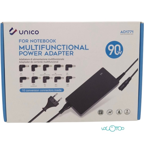 CARGADOR UNIVERSAL PORTÁTILES UNICO AD1771