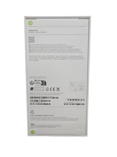 Smartphone APPLE IPHONE 17 PRO 6,3 '' 12 GB