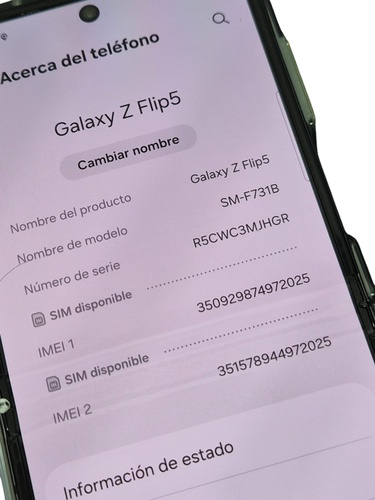 Smartphone SAMSUNG GALAXY Z FLIP5 6,7 '' 8 