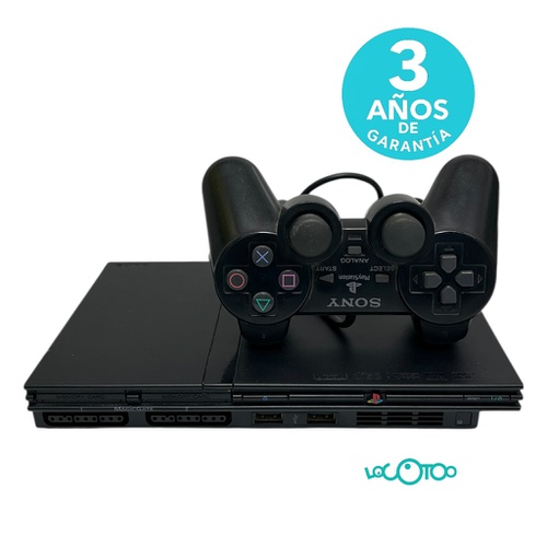 SONY PS2 SLIM SCPH-70004 NEGRA