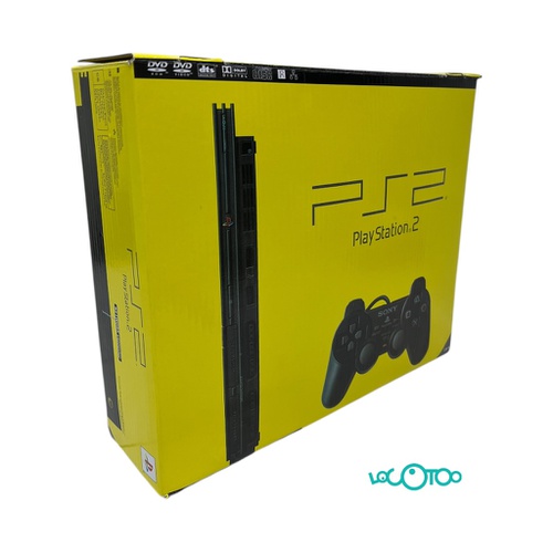 SONY PS2 SLIM SCPH-70004 NEGRA