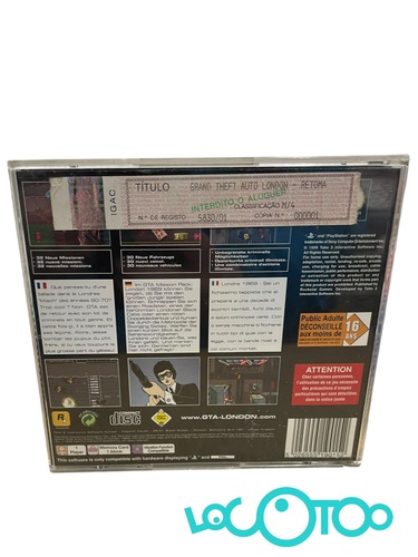  GRAND THEFT AUTO LONDON PS1