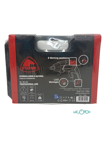 Atornillador Batería STAYER BL 50 CK 3.6V 1