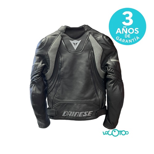 Chaqueta Moto DAINISE CHAQUETA CUERO NEGRA 