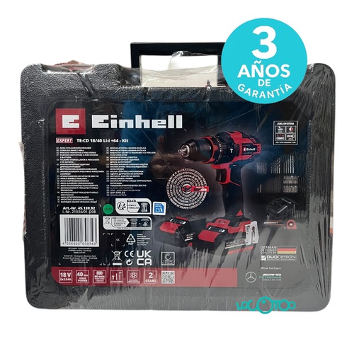 Taladro Batería EINHELL TE-CD 18/40 LI-I  2