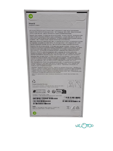 Smartphone APPLE IPHONE 15 Libre 6,1 '' 6 G