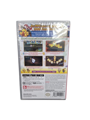 Videojuego NINTENDO SWITCH CHOCOBOS