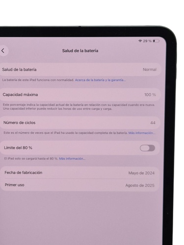 Tablet APPLE IPAD PRO M4 A2926 SI 13" 8 GB 