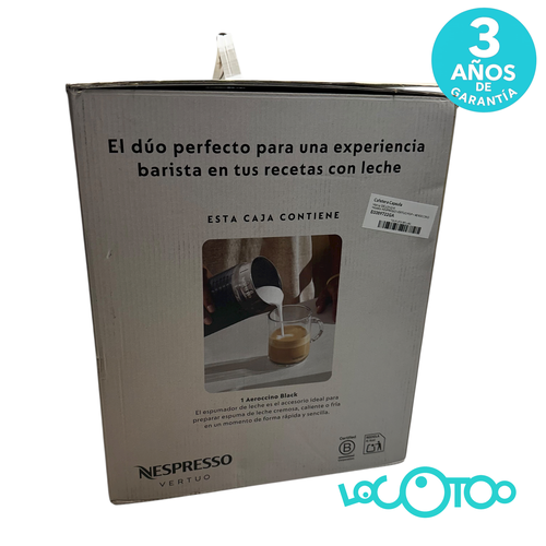 Cafetera Capsula NESPRESSO VERTUO POP + AER