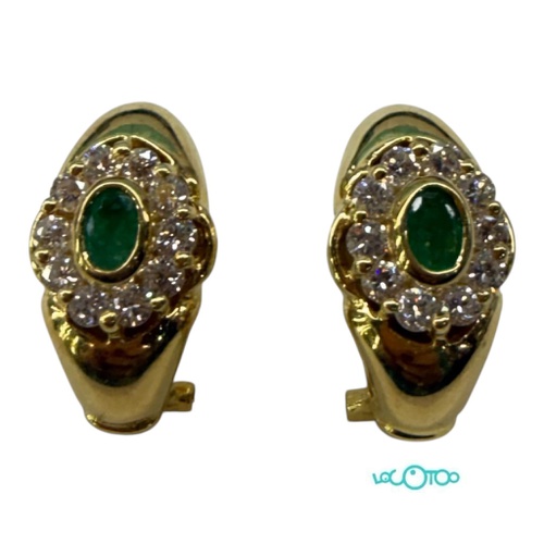 Pendientes Oro 2 PENDIENTES ORO 18K CON DIA