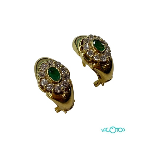 Pendientes Oro 2 PENDIENTES ORO 18K CON DIA