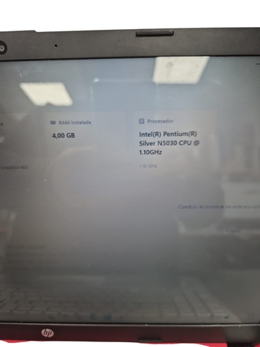 Portátil HP SILVER 512 GB 4 GB Intel Pentiu