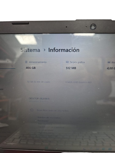 Portátil HP SILVER 512 GB 4 GB Intel Pentiu