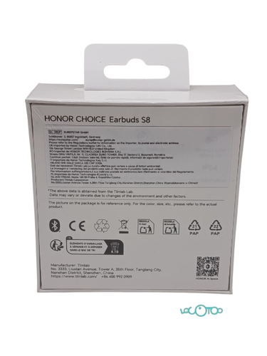 Auricular HONOR CHOICE EARBUDS S8 In Ear Ma