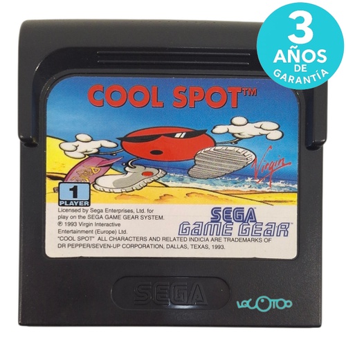 COOL SPOT SEGA GAME GEAR