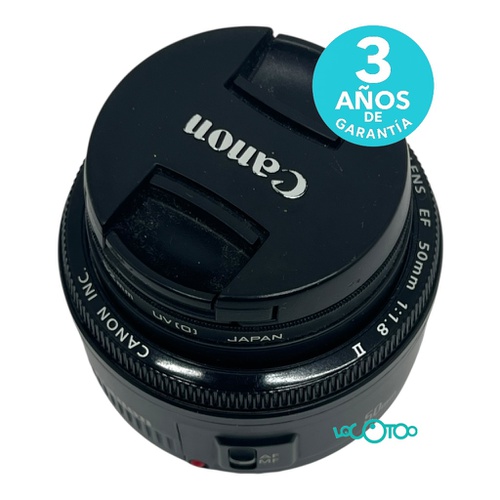 Objetivo CANON LENS EF 50MM 1:1.8 II