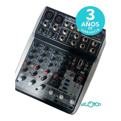 Mesa De Sonido BEHRINGER XENYX QX602 USB 6 