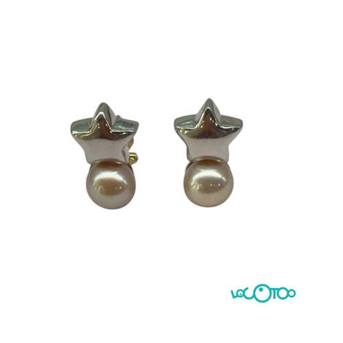 PENDIENTES ORO 18K CON PERLAS 