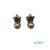 PENDIENTES ORO 18K CON PERLAS 