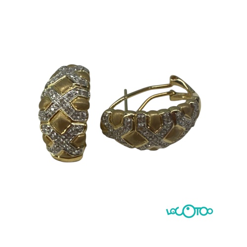 2 PENDIENTES ORO 14K 