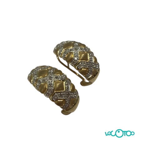 2 PENDIENTES ORO 14K 