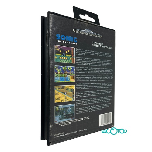 SONIC THE HEDGEHOG SEGA MEGA DRIVE