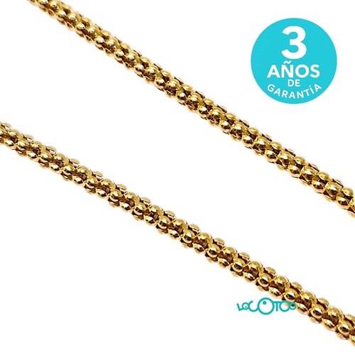 Gargantilla Oro Tricolor Esferas Satinadas