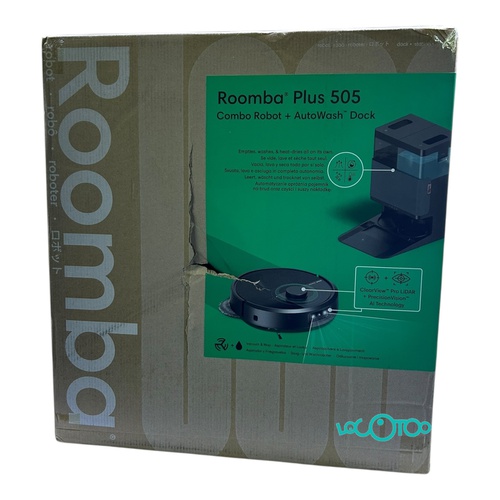 IROBOT ROOMBA PLUS 505 + AUTOWASH DOCK